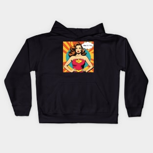 Pop Supergirl Kids Hoodie